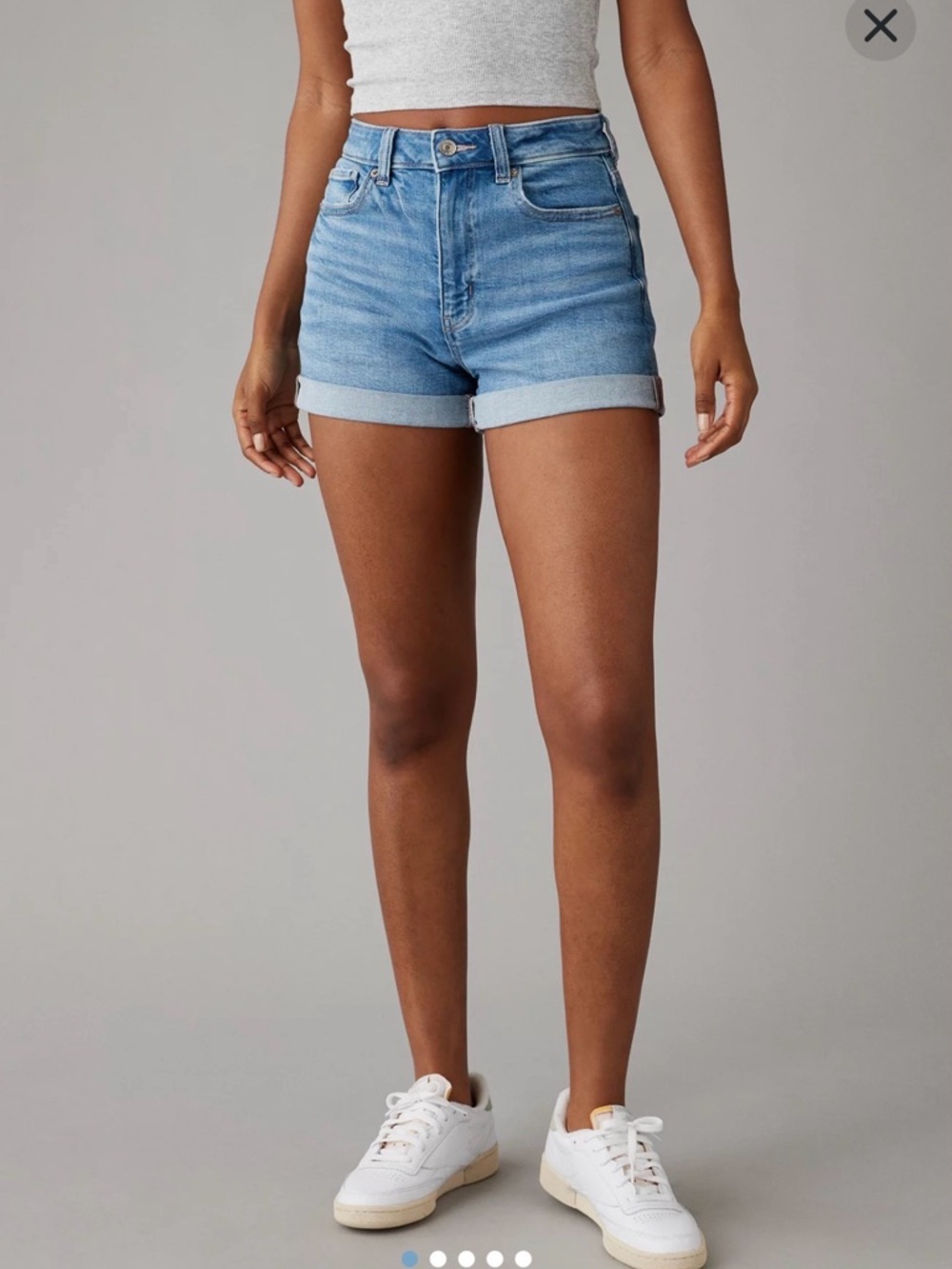 American Eagle Blue Mom Short - 14